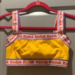 NWOT Forever 21 x Kodak Bra Top